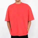 Oversized T-Shirt Heavy Jersey Red 1