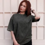 Oversized T-Shirt jersy Olive 4