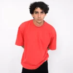 Oversized T-Shirt Heavy Jersey Red 2