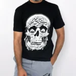 Regular Size Printed T-Shirt Black 2