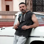 Oversize hoodie sleevless heavy jersy Black 1