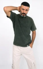 Oversized T-Shirt jersy Olive 5